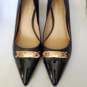 Coach Classic Zan Leather Heels